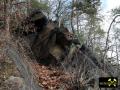 Felsklippen der Phycodes-Gruppe zwischen Berga und Oberhammer bei Gera, Ostthüringen, (D) (31) 20. Februar 2012 Ordovizium.JPG